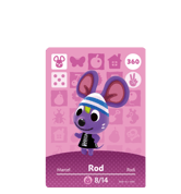 Rod amiibo Card