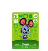 Moose amiibo Card