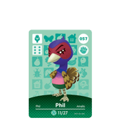 Phil amiibo Card