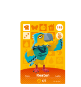 Keaton amiibo Card