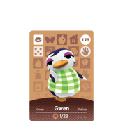 Gwen amiibo Card