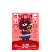 Rasher amiibo Card