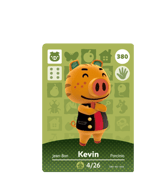 Kevin amiibo Card