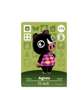 Agnes amiibo Card