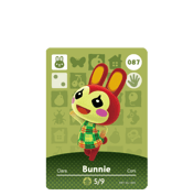 Bunnie amiibo Card