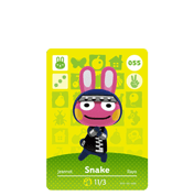 Snake amiibo Card