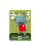 Tank amiibo Card