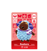 Baabara amiibo Card