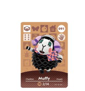 Muffy amiibo Card