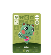 Mint amiibo Card