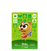 Ricky amiibo Card