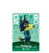Wolfgang amiibo Card