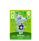 Whitney amiibo Card
