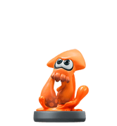 Inkling Squid (Orange) amiibo Figure