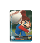 Mario - Baseball amiibo Card