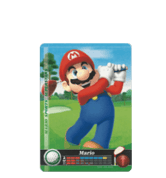 Mario - Golf amiibo Card