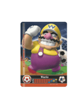 Wario - Soccer amiibo Card