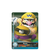 Wario - Baseball amiibo Card