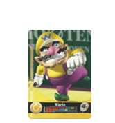 Wario - Tennis amiibo Card
