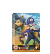Waluigi - Horse Racing amiibo Card