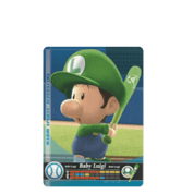 Baby Luigi - Baseball amiibo Card