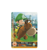 Baby Luigi - Horse Racing amiibo Card