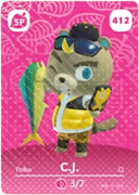 C.J. amiibo Card