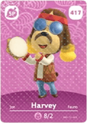 Harvey amiibo Card