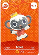 Niko amiibo Card