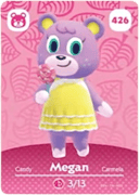 Megan amiibo Card