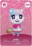 Judy amiibo Card