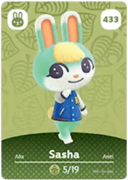 Sasha amiibo Card