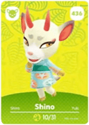 Shino amiibo Card