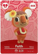 Faith amiibo Card