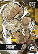 Sagat (Alt) amiibo Card