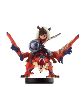 One-Eyed Rathalos and Rider (Male) amiibo Figure
